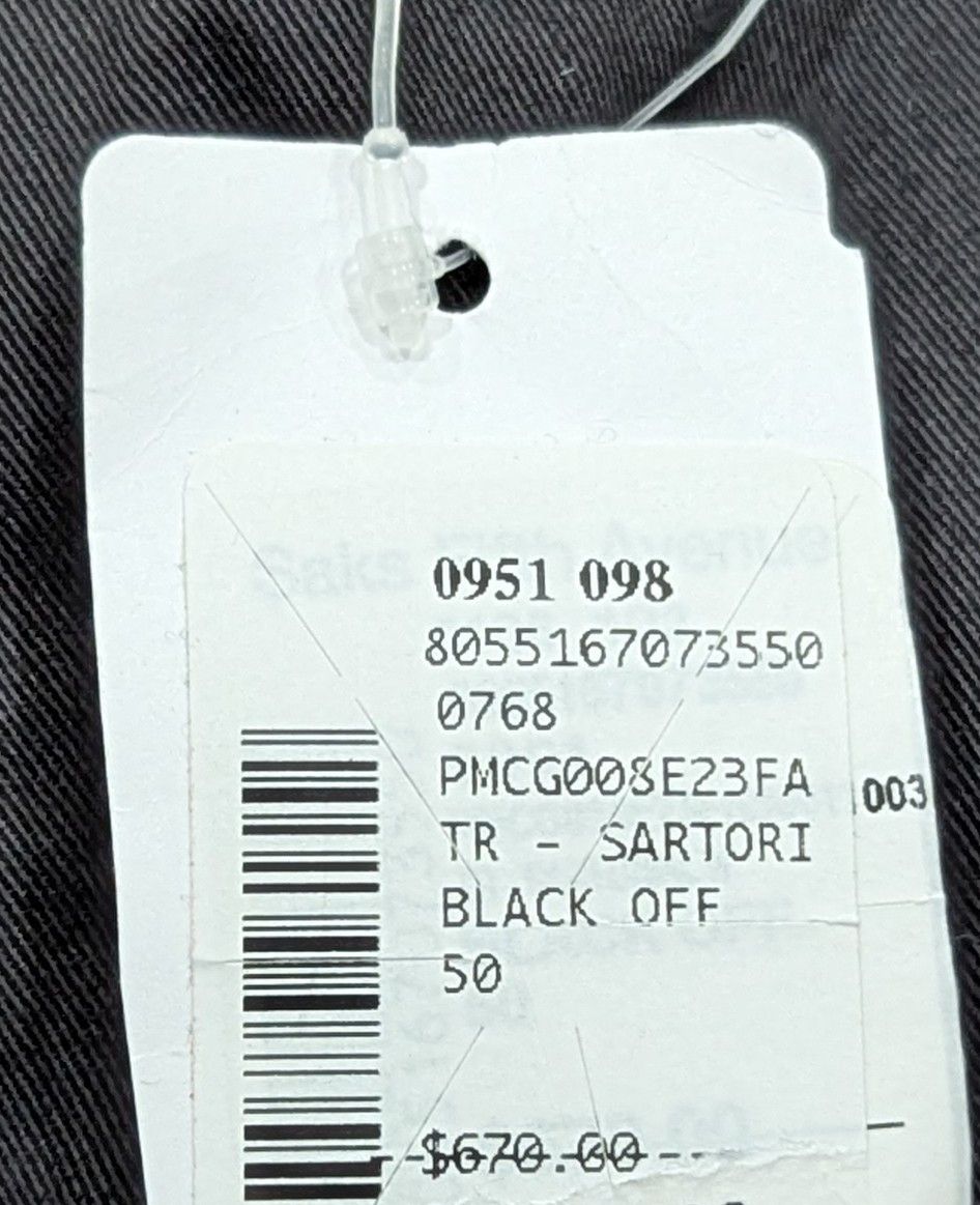 Palm Angels Palm Angels Sartorial Chino Pants Black/Off-White 50 US 34 Size US 34 / EU 50 - 9 Thumbnail