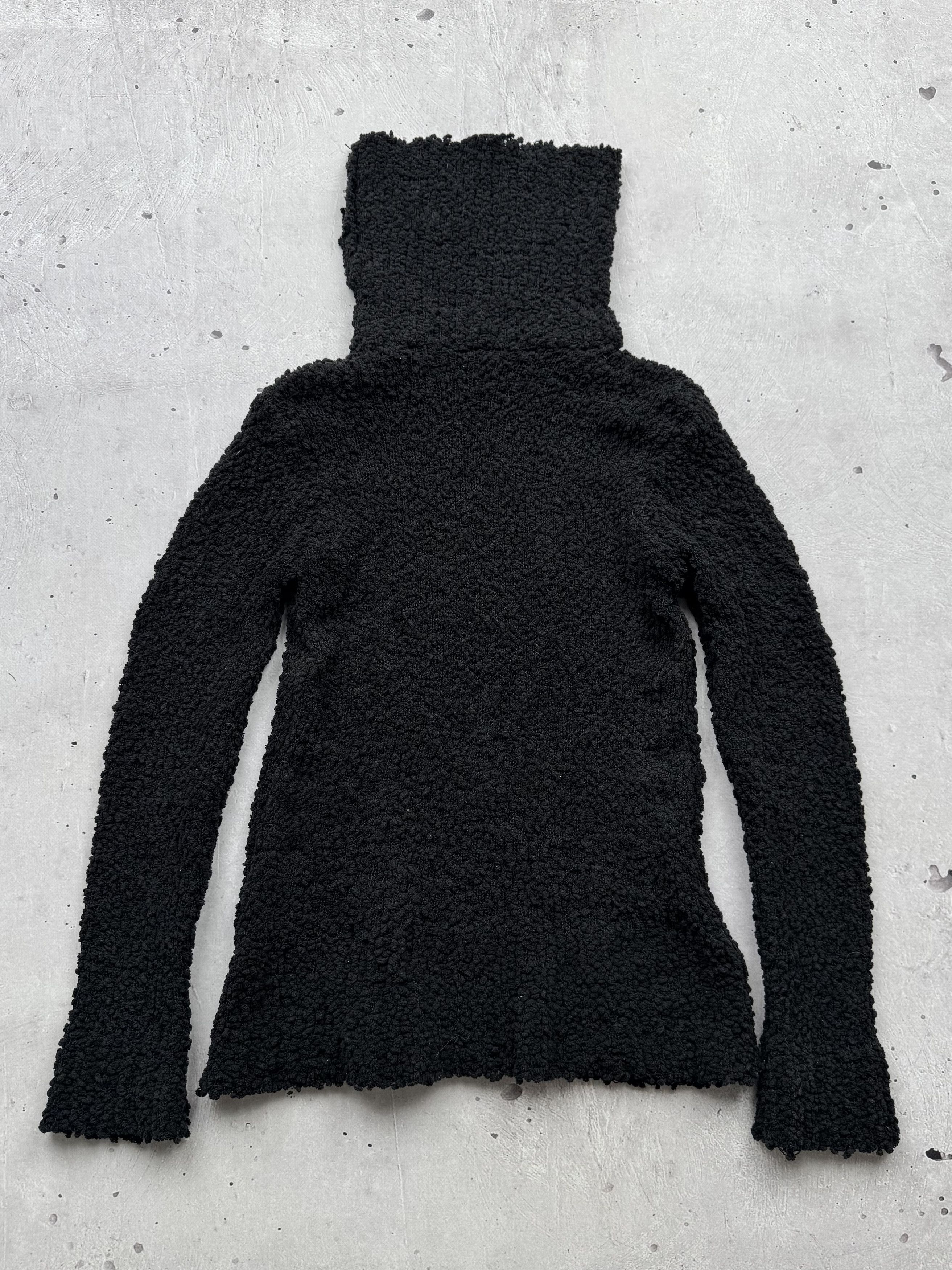 Comme des Garcons × Comme des Garcons SHIRT × Vintage Comme des Garcons Vintage Fuzzy Hight Neck Sweater Size L / US 10 / IT 46 - 9 Thumbnail