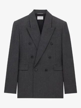 O1bcso1str0726 835102 Double-Breasted Jacket In Dark Grey in Gray, Men's