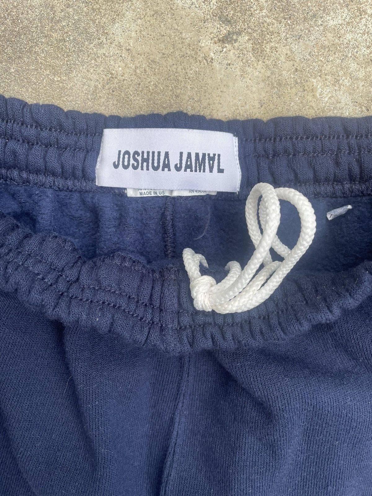 Joshua Jamal Joshua Jamal "NBHD" Cotton Navy Shorts Size US 32 / EU 48 - 4 Thumbnail