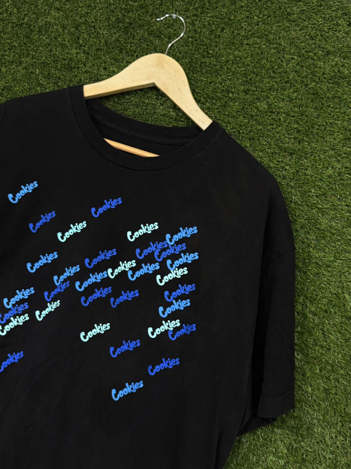 Cookies Cookies Black All Over Repeat Logo Blue California Tee Size US XL / EU 56 / 4 - 2 Thumbnail