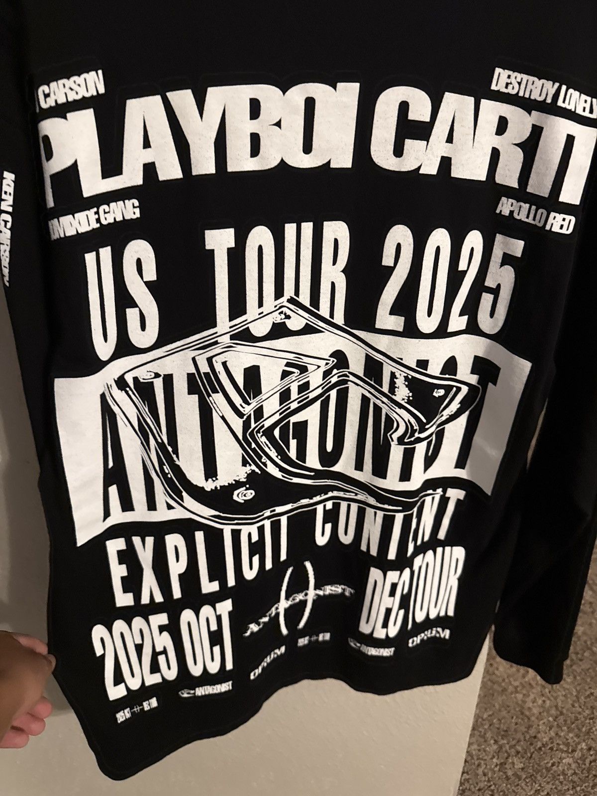 Playboi Carti playboi carti long sleeve Size US S / EU 44-46 / 1 - 2 Thumbnail