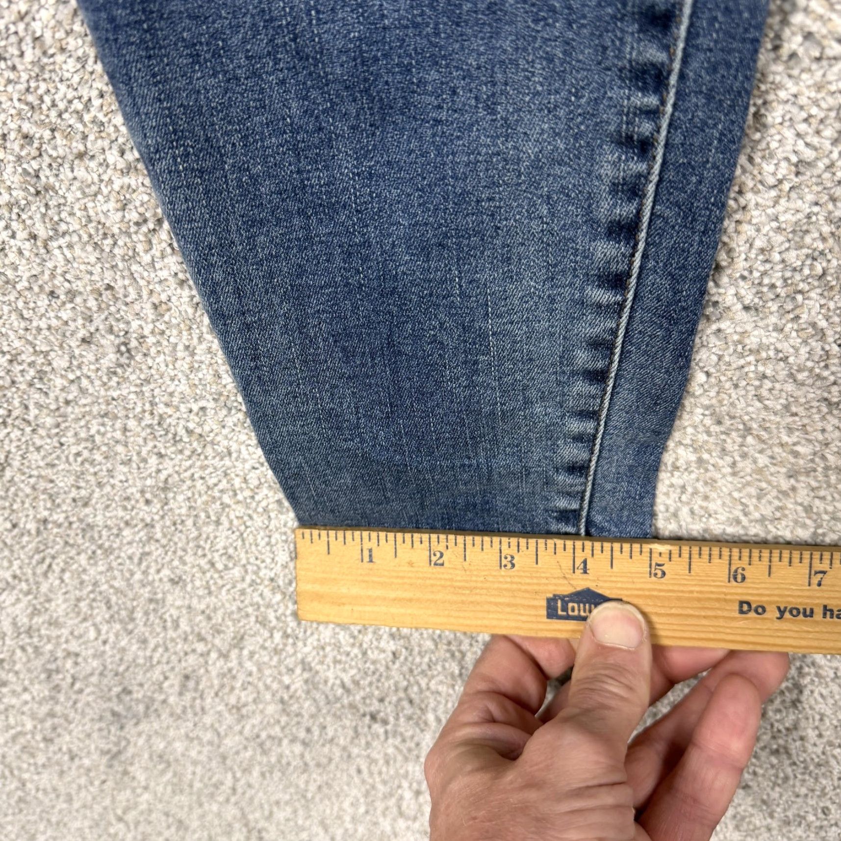 Lucky Brand Lucky Brand Ava Super Skinny Jeans Womens 10/30 Blue Mid Rise Stretch Denim Shirt? Size 32" / US 10 / IT 46 - 3 Thumbnail