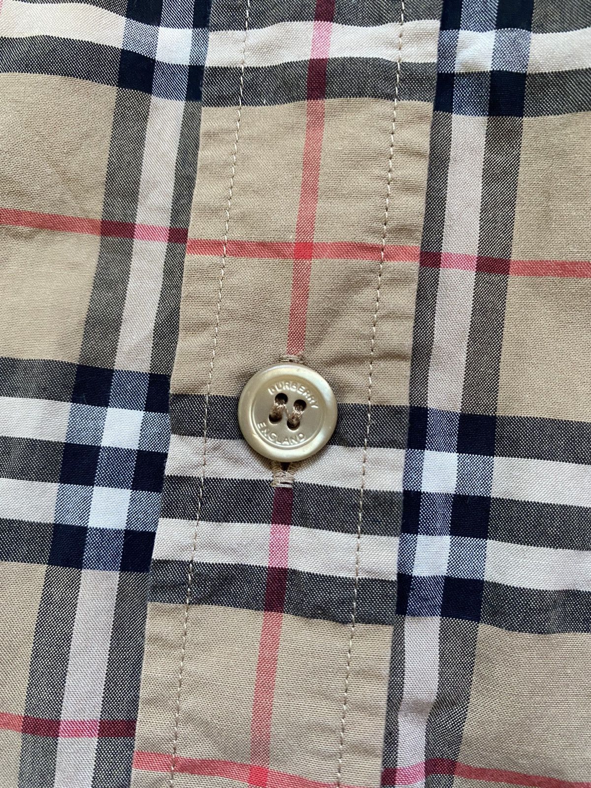 Burberry Burberry button-up short sleeve shirt Size US L / EU 52-54 / 3 - 3 Thumbnail