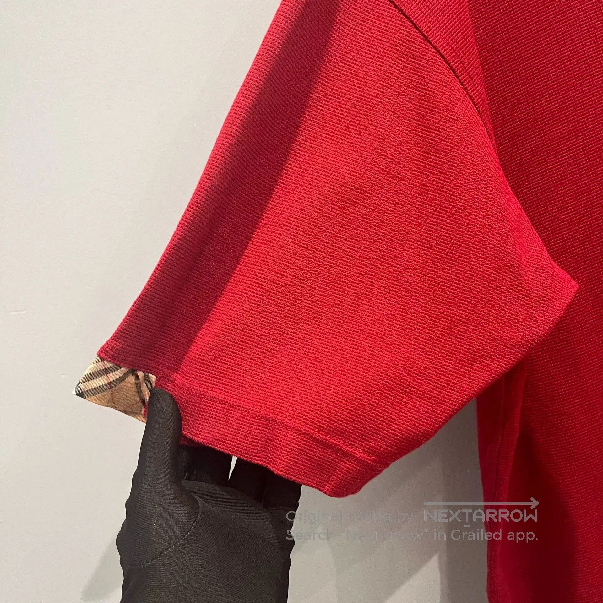 Burberry Burberry Red Golf Polo Shirt L. Size US L / EU 52-54 / 3 - 4 Thumbnail