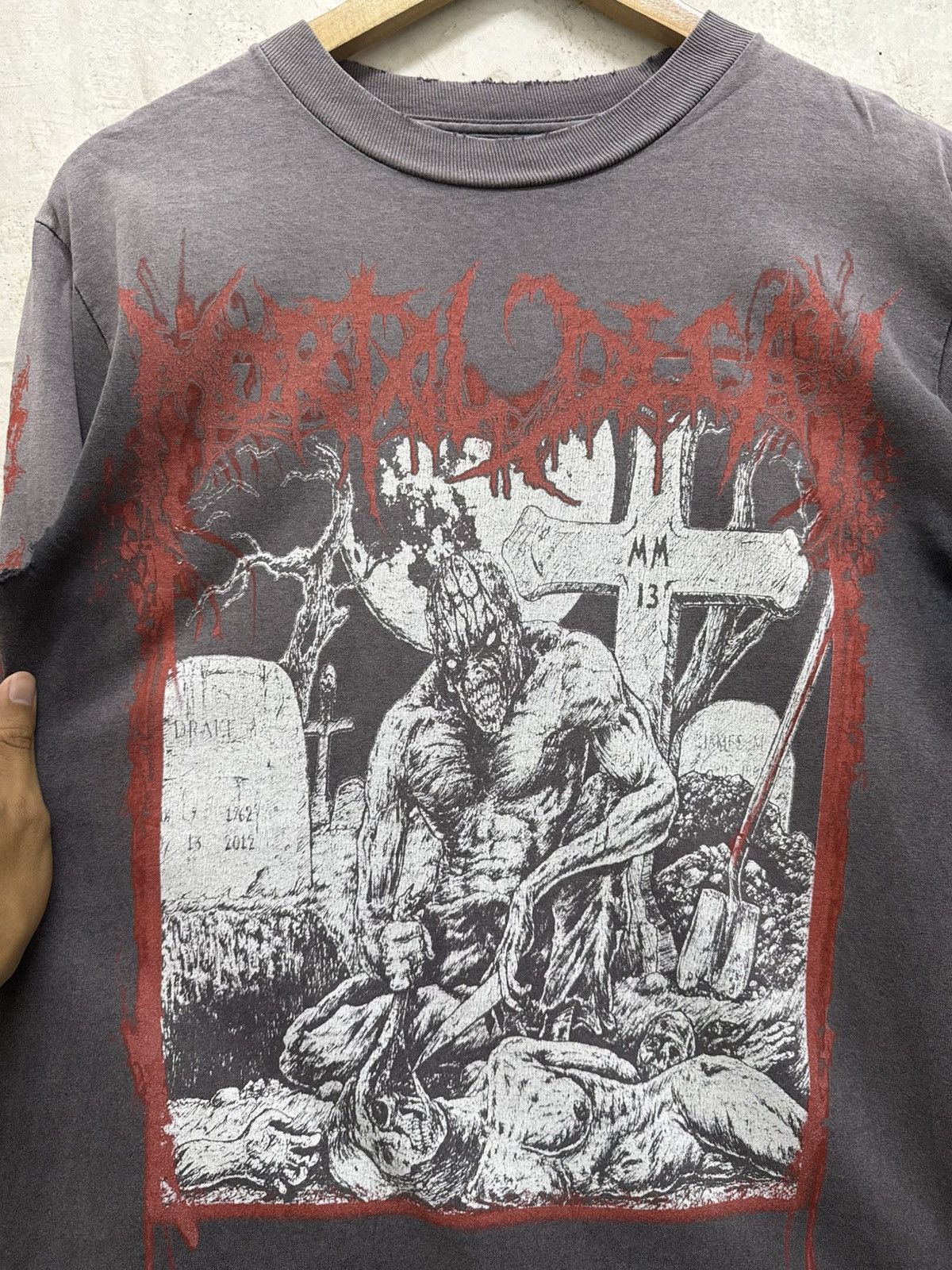 Band Tees Vintage Distressed Mortal Decay Metal Death Thrash Band Tees Size US S / EU 44-46 / 1 - 4 Thumbnail
