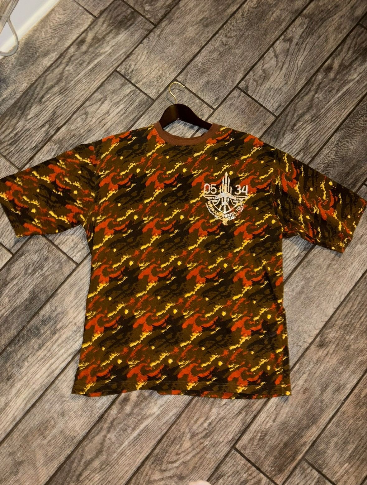 Rocawear Vintage Rocawear Camo T-shirt Size US L / EU 52-54 / 3 - 1 Thumbnail