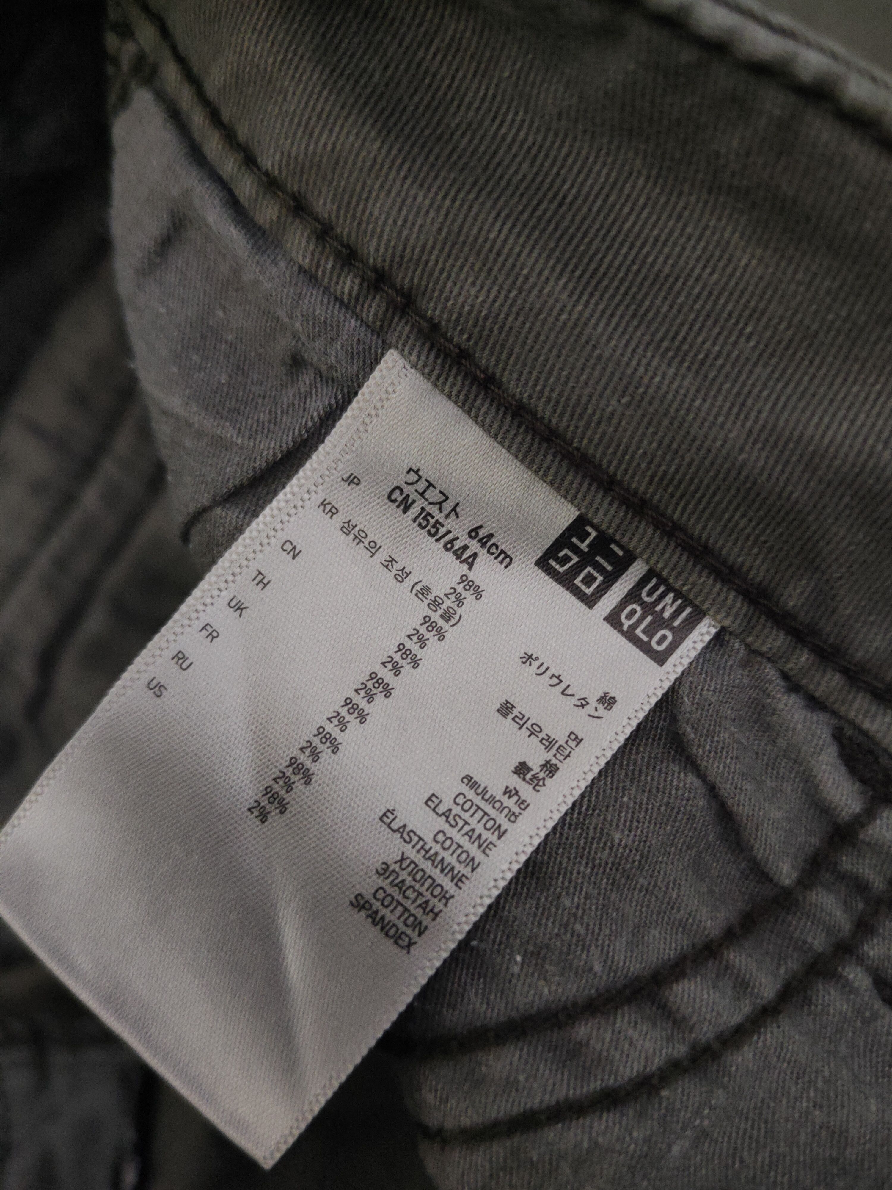 Japanese Brand DL Uniqlo Dark Olive Multipocket Cargo Pants #2146 Size 27" / US 4 / IT 40 - 14 Thumbnail