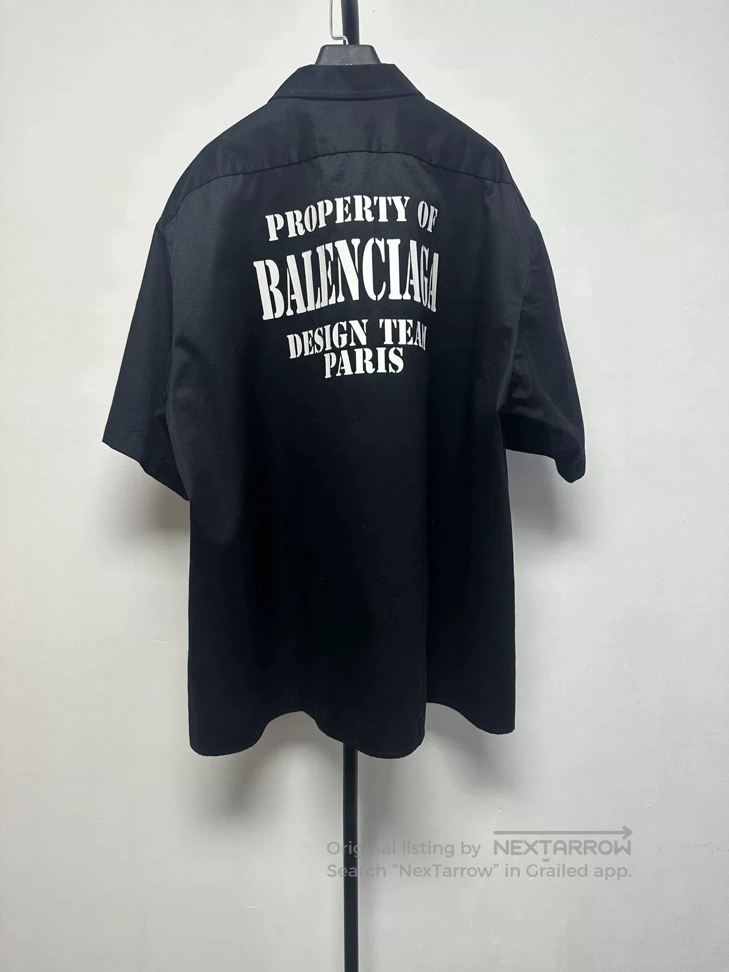 Balenciaga Balenciaga Letter Print Chest Pocket Shirt. Size US L / EU 52-54 / 3 - 2 Thumbnail