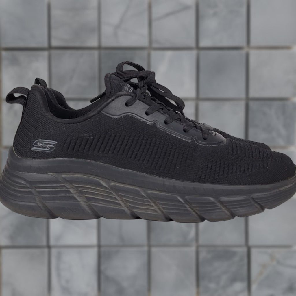 SKECHERS Skechers Women Trainers - Bobs B Flex Hi Flying Black US 8.5 / EU 38.5 - Lace Up Memory Foam - Womens Size US 9 / IT 39 - 1 Thumbnail