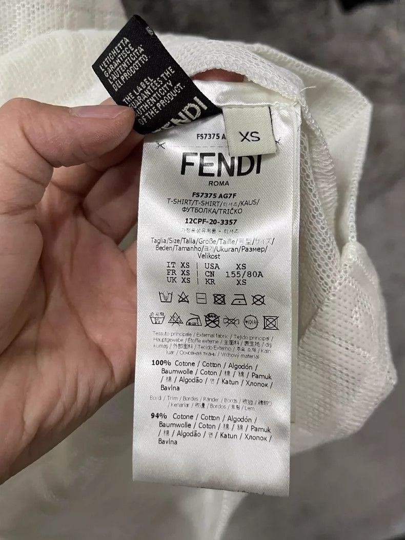 Fendi Fendi Short Sleeve Shirt Size XS Size US XS / EU 42 / 0 - 7 Thumbnail