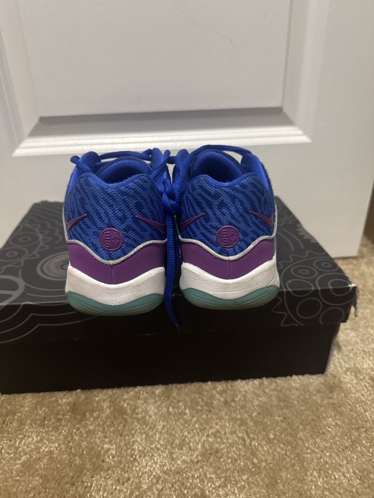 Nike NIKE KD 16 DEEP ROYAL /VIVID PURPLE Size US 8 / EU 41 - 4 Thumbnail