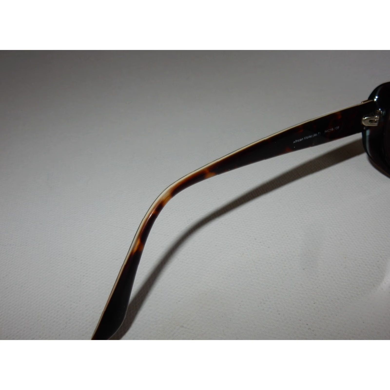 Vera Bradley Vera Bradley Sunglasses Frames Only Brown Women's 54mm 18-135 African Violet Willow Size ONE SIZE - 5 Thumbnail