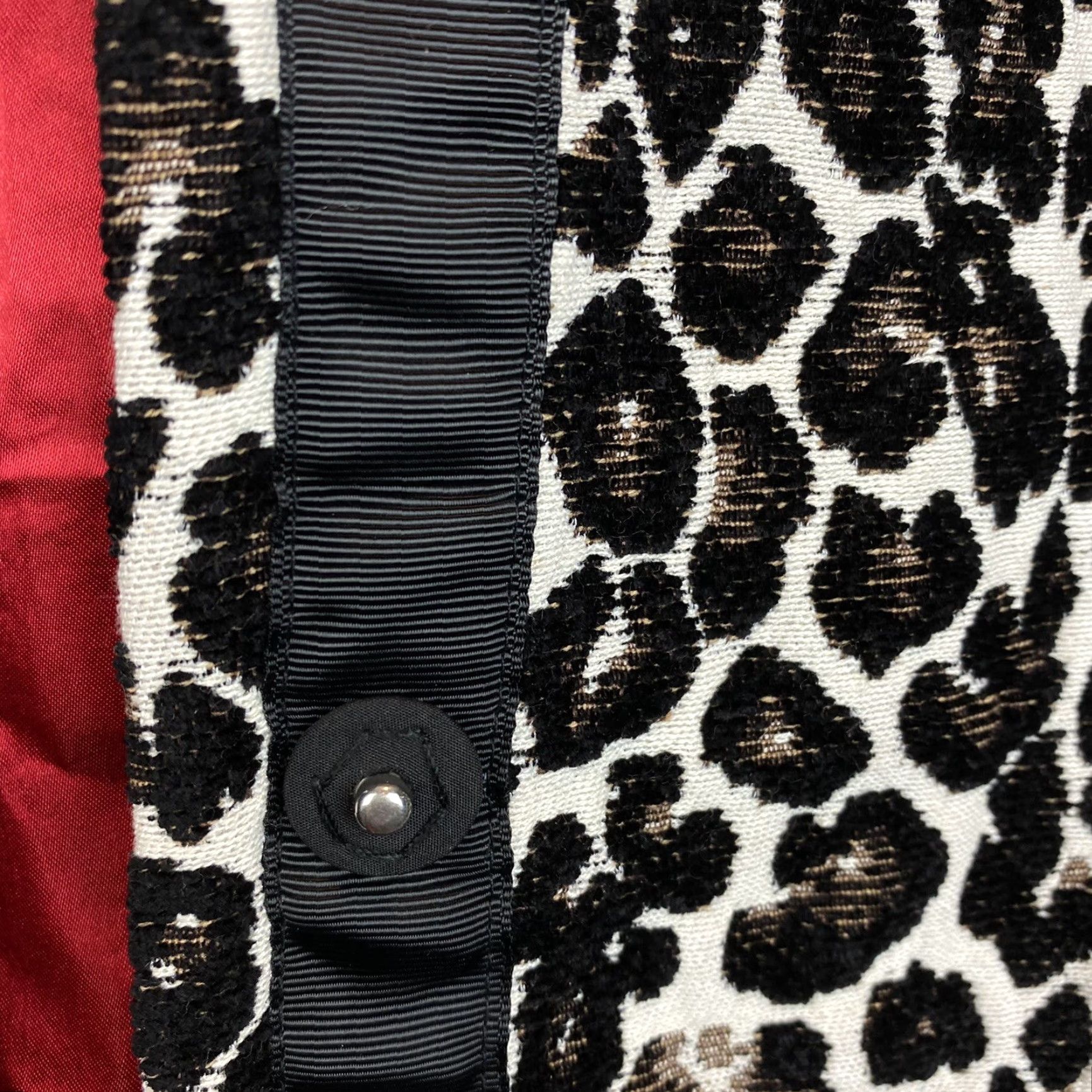 KUT from the Kloth Coat Jacket Womens M Animal Print Snap Overcoat Multicolor Autumn Winter Spring Casual Mens?