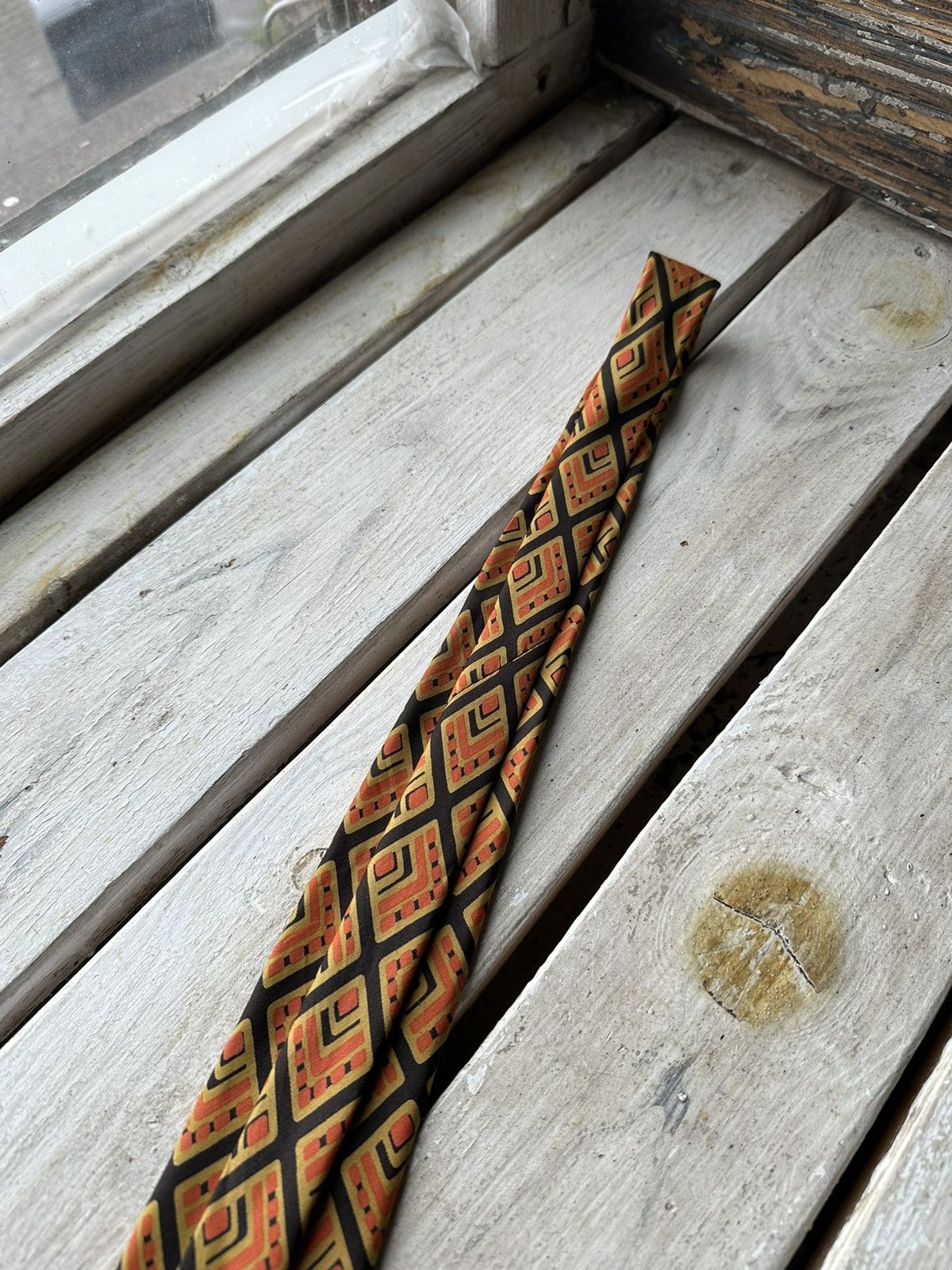 Lanvin × Vintage VINTAGE 90s Lanvin Men’s Tie Pure Silk luxury old money Size ONE SIZE - 4 Thumbnail