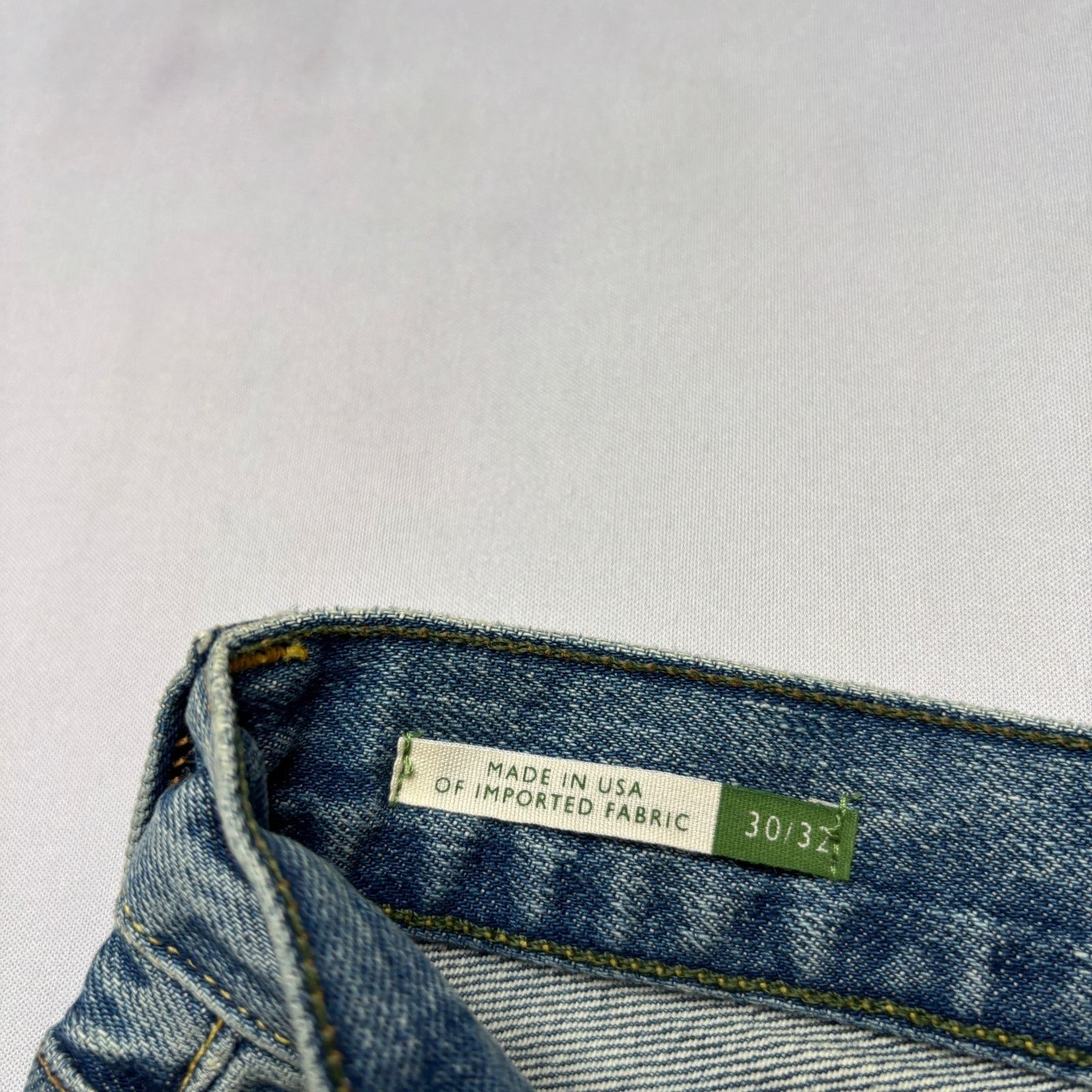 Sid Mashburn $185 Sid Mashburn Light Wash Denim 30x32 Slim Straight Jeans Size US 30 / EU 46 - 4 Thumbnail