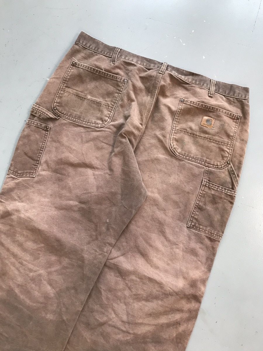 Carhartt × Vintage Vintage Carhartt B136 DKB double knee carpenter denim Size US 42 / EU 58 - 7 Thumbnail