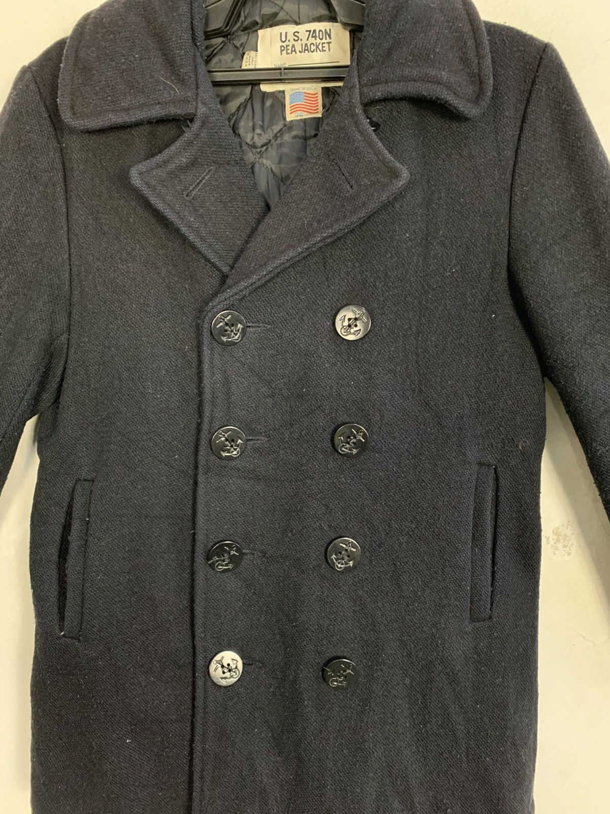 Schott Vintage Schott Nyc US Army 740N Pea Jacket Padded Inner Size US S / EU 44-46 / 1 - 4 Thumbnail