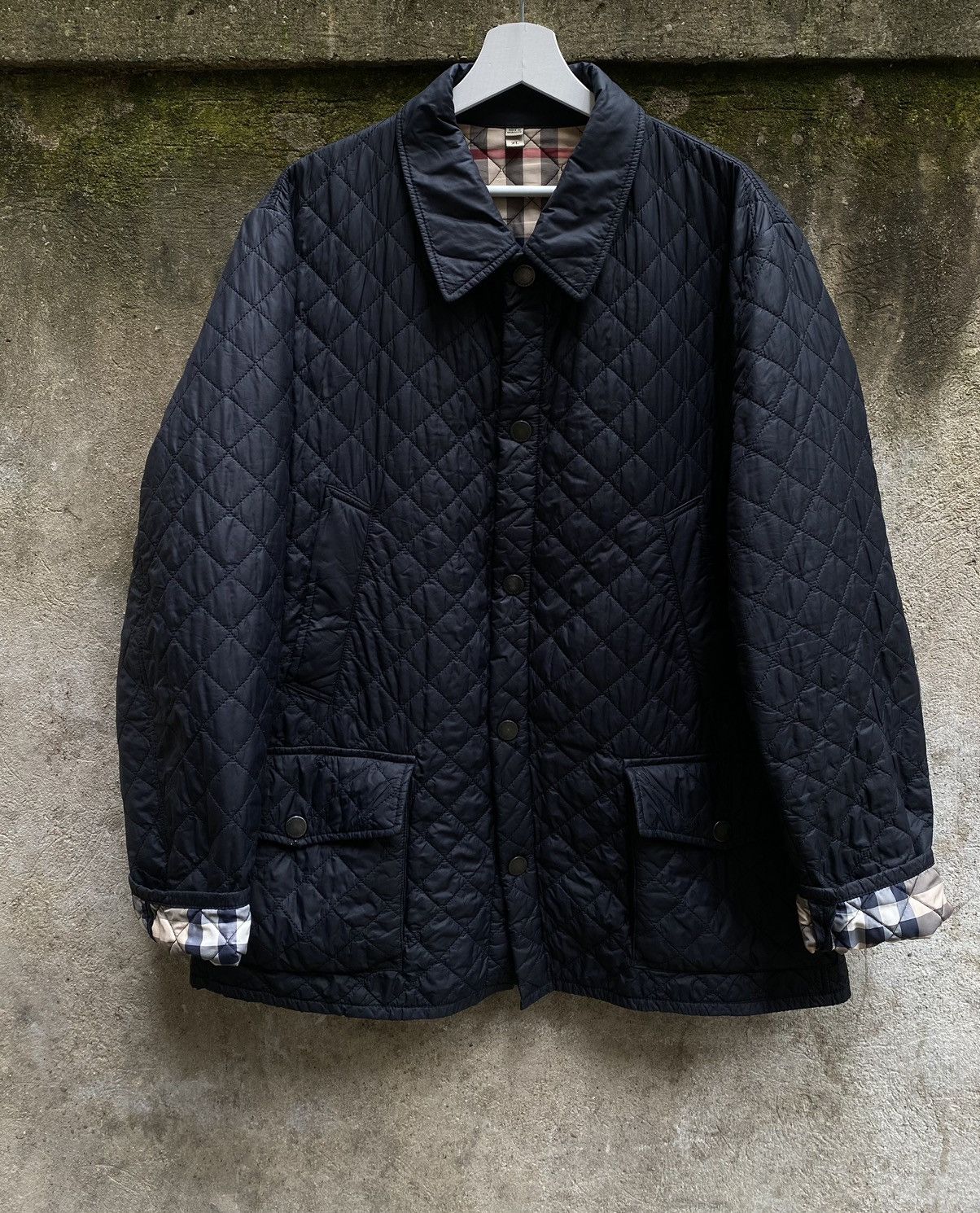 Burberry × Vintage Burberry London Quilted Light Jacket Size US XL / EU 56 / 4 - 1 Thumbnail
