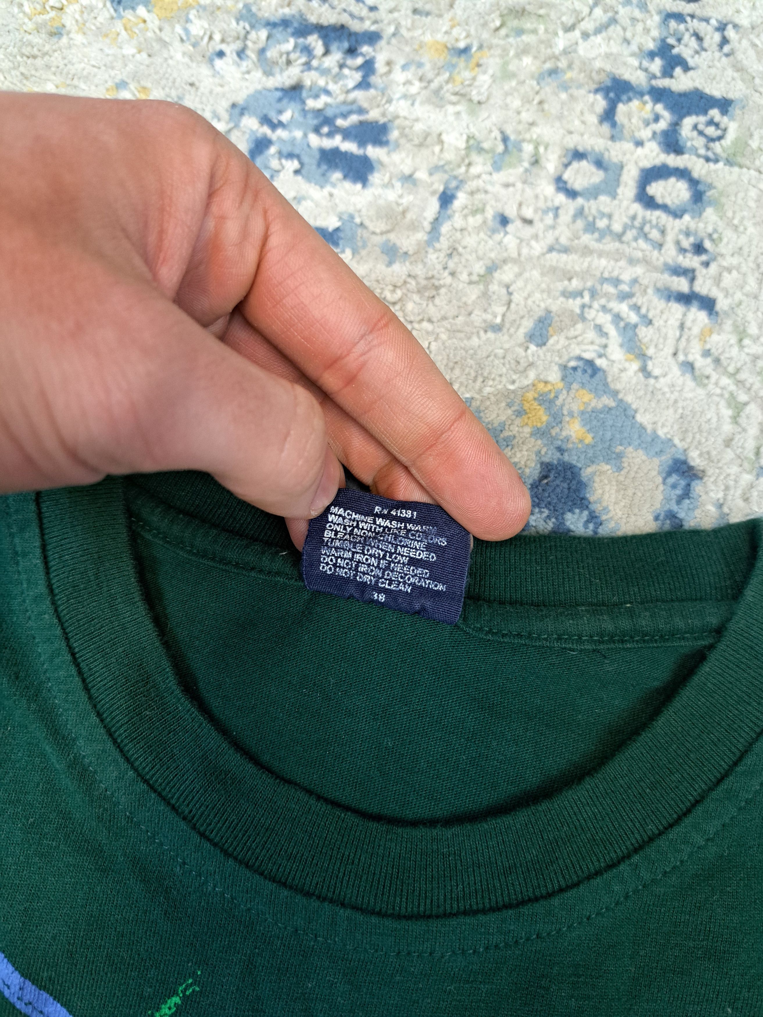 Polo Ralph Lauren Vintage 90s Ralph Lauren Single Stitch Tee Rare Grail Size US M / EU 48-50 / 2 - 5 Thumbnail