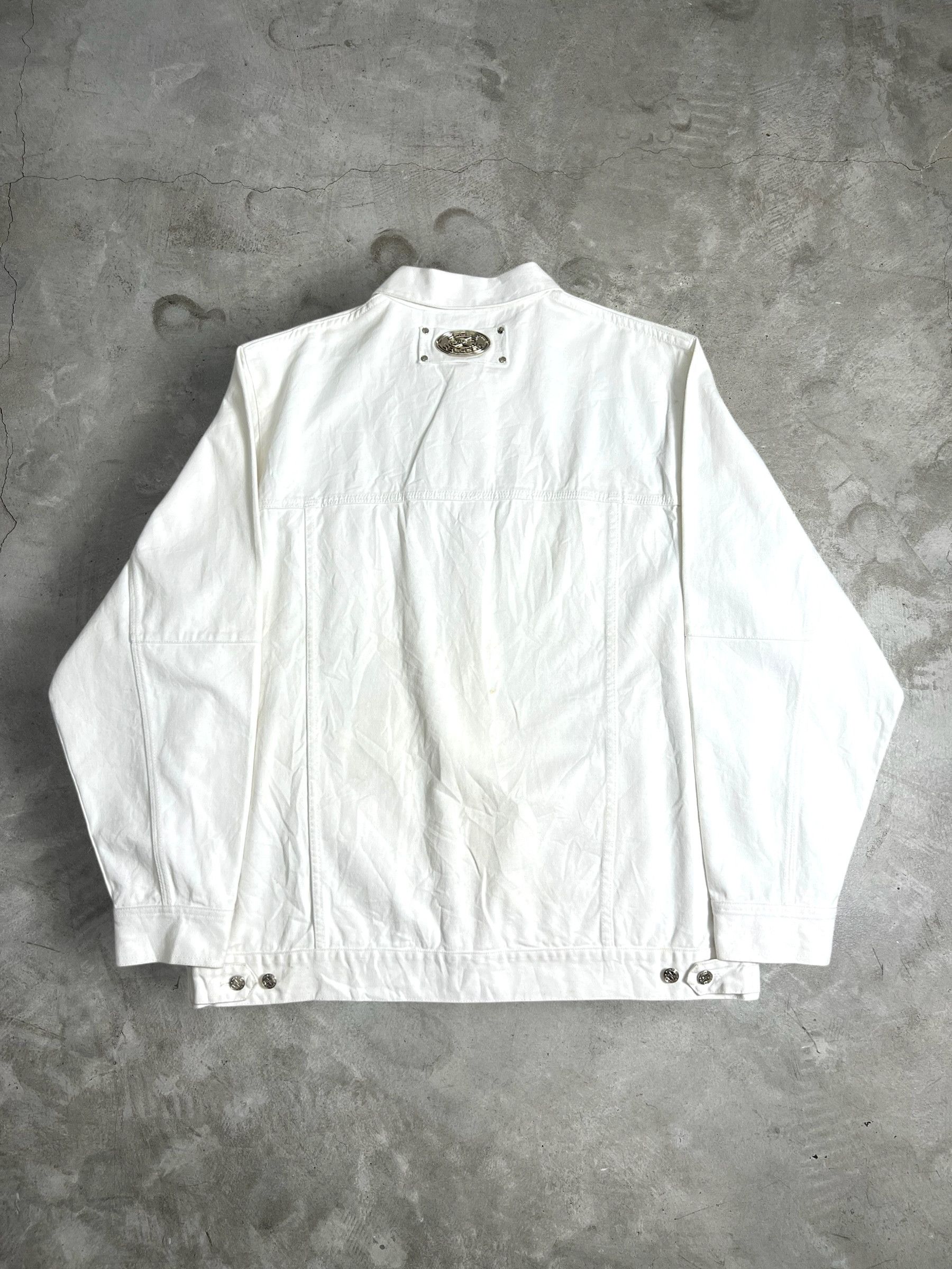 Cross Colours Vintage Cross Colours White Denim Jacket (XXL) JKA006 Size US XXL / EU 58 / 5 - 11 Thumbnail