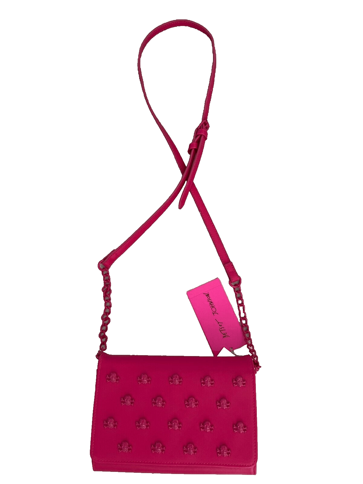 Betsey Johnson Betsey Johnson Xosybil Crossbody Skull Stud Bag Pink Size ONE SIZE - 1 Thumbnail