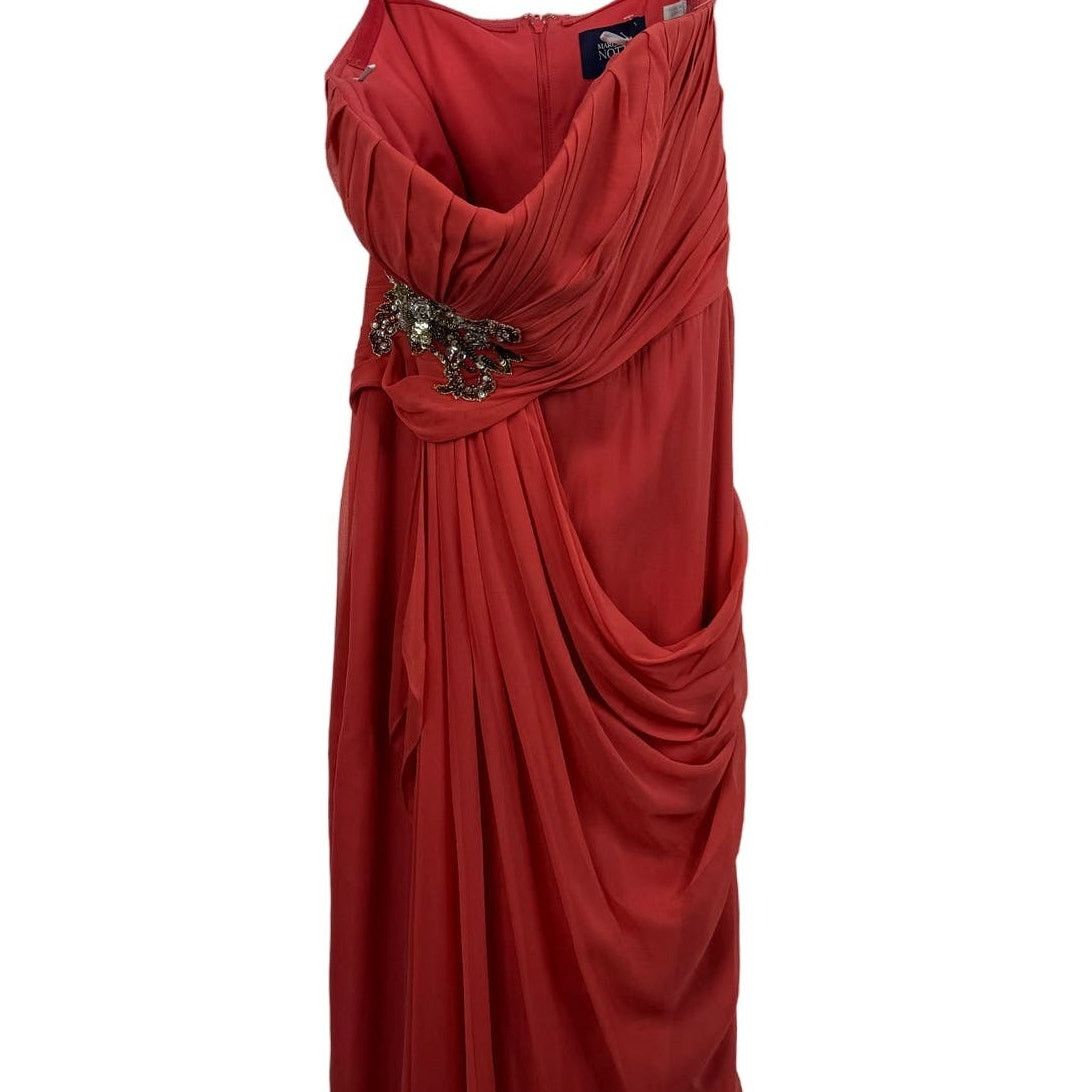 Marchesa Marchesa Notte Luxury Silk Pageant Cocktail Evening Size S / US 4 / IT 40 - 5 Thumbnail