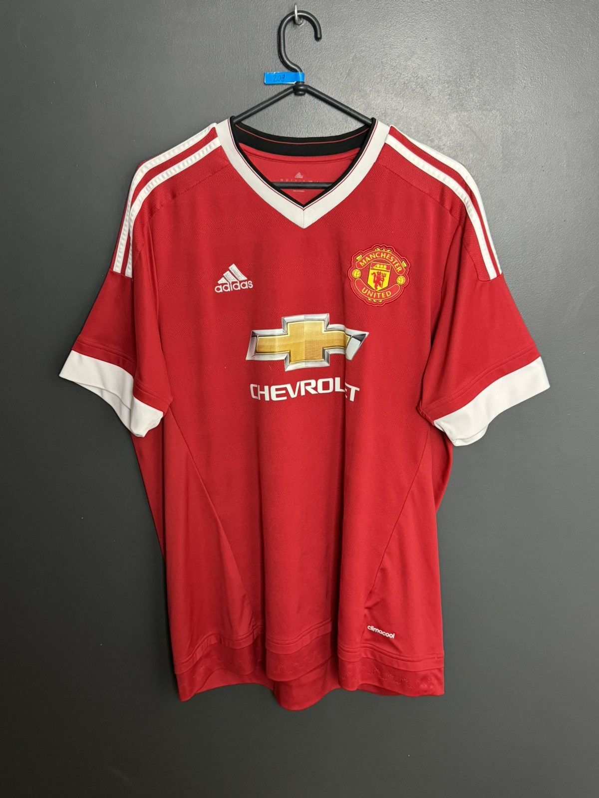 Adidas Manchester United 15/16 Home Football Jersey T-Shirt Size US XL / EU 56 / 4 - 1 Thumbnail