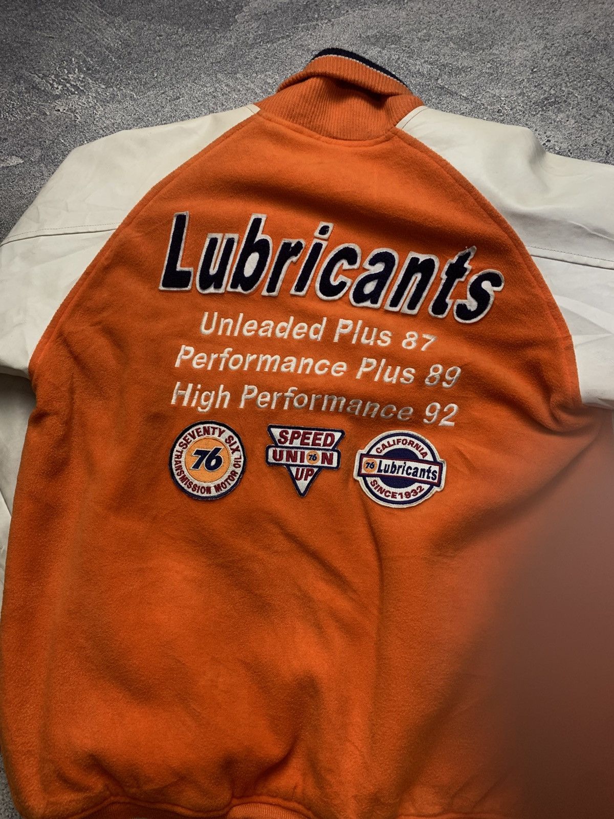 Vintage 🐍 Vintage 76 Lubricants Varsity Jacket Size US L / EU 52-54 / 3 - 2 Thumbnail