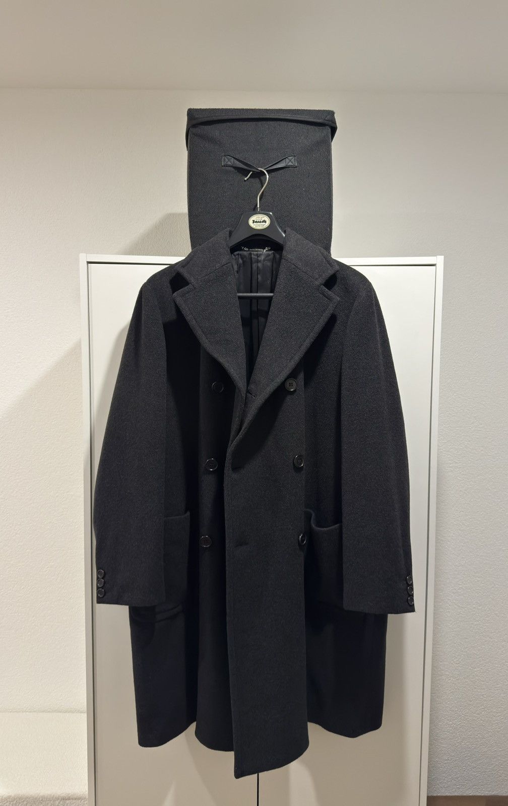 Dolce & Gabbana Dolce & Gabbana Double Chest Black Wool Coat Size US M / EU 48-50 / 2 - 1 Thumbnail