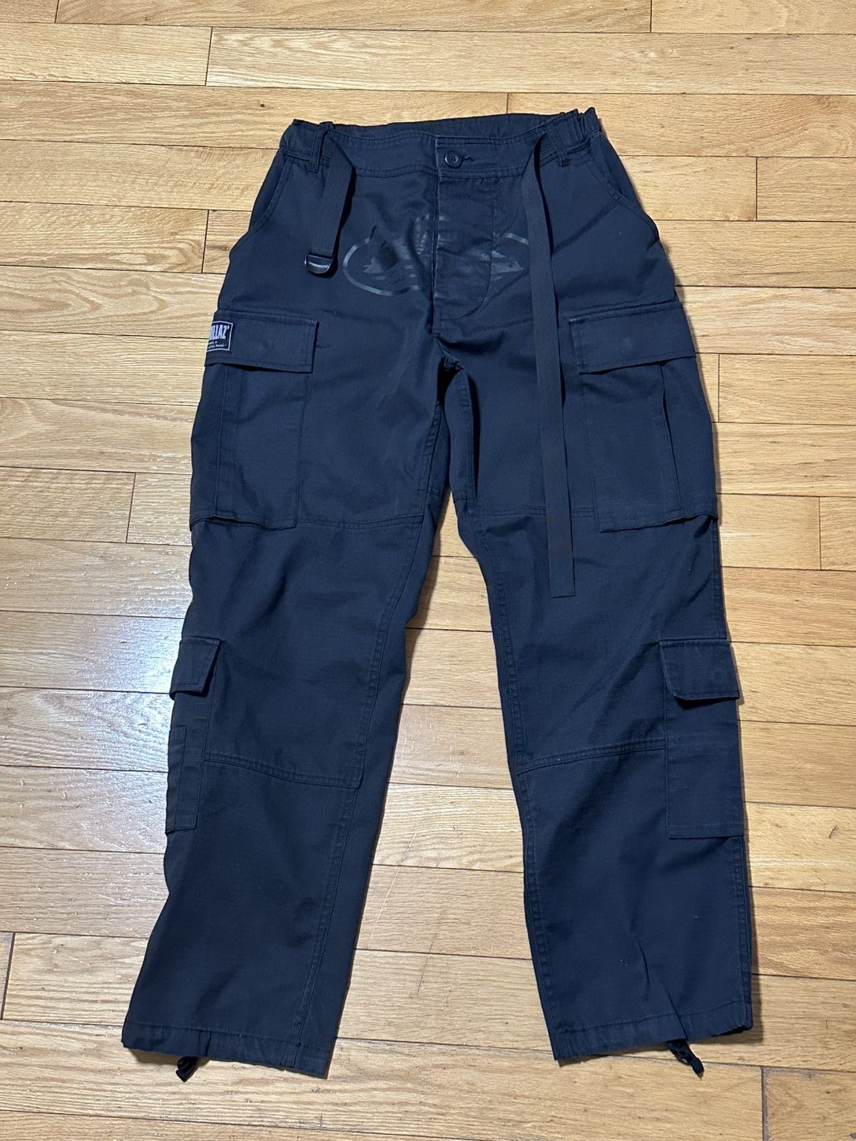 Corteiz Guerillaz Cargo Pants - Navy - Corteiz Clothing