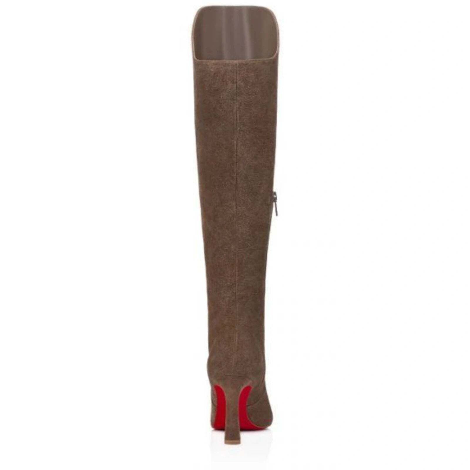Christian Louboutin Christian Louboutin Eleonor Botta 85 Silex Grey Suede OTK Size US 11 / IT 41 - 10 Thumbnail