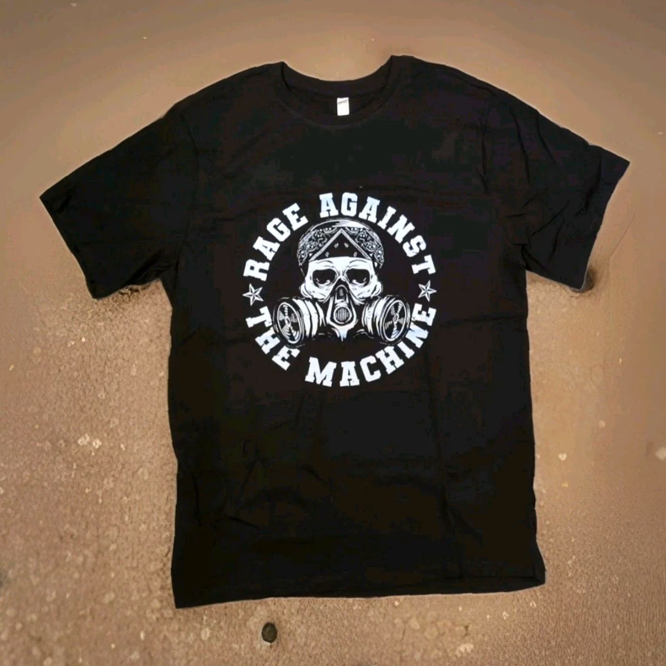 Orage Rage Against the Machine Black Unisex T-Shirt L Large New Sealed Cotton Graphic Print Crew Neck Short Sleeve Logo Size US L / EU 52-54 / 3 - 3 Thumbnail