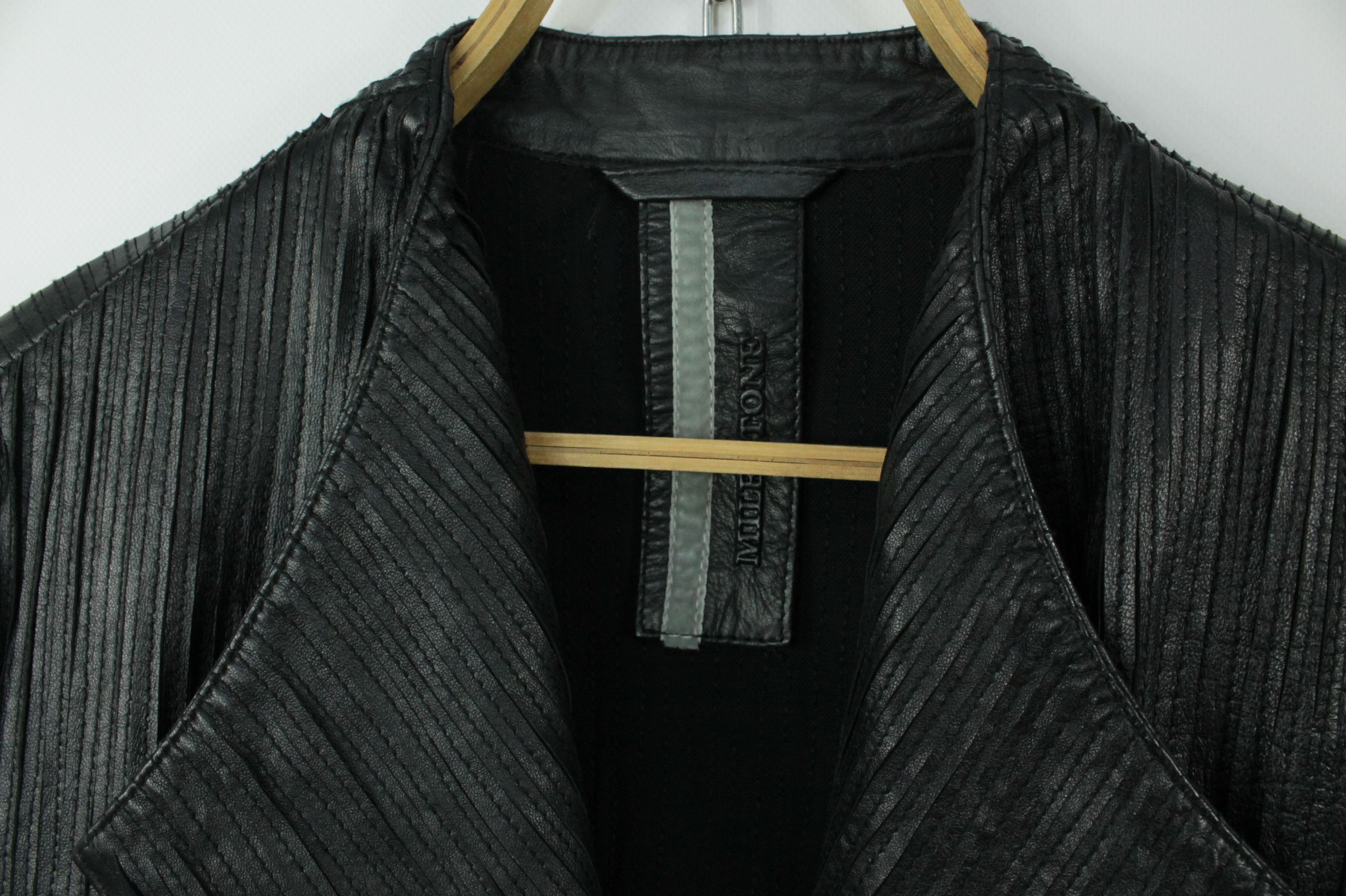 Milestone Milestone Alma Perforation Leather Stretch Jacket Black Size XL / US 12-14 / IT 48-50 - 2 Thumbnail