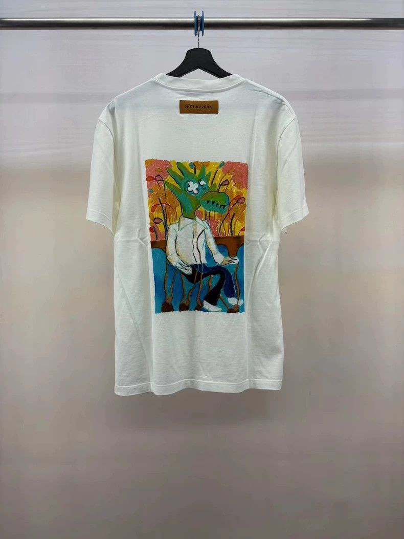 Louis Vuitton Louis Vuitton Cartoon dragon man short sleeve Size US L / EU 52-54 / 3 - 2 Thumbnail