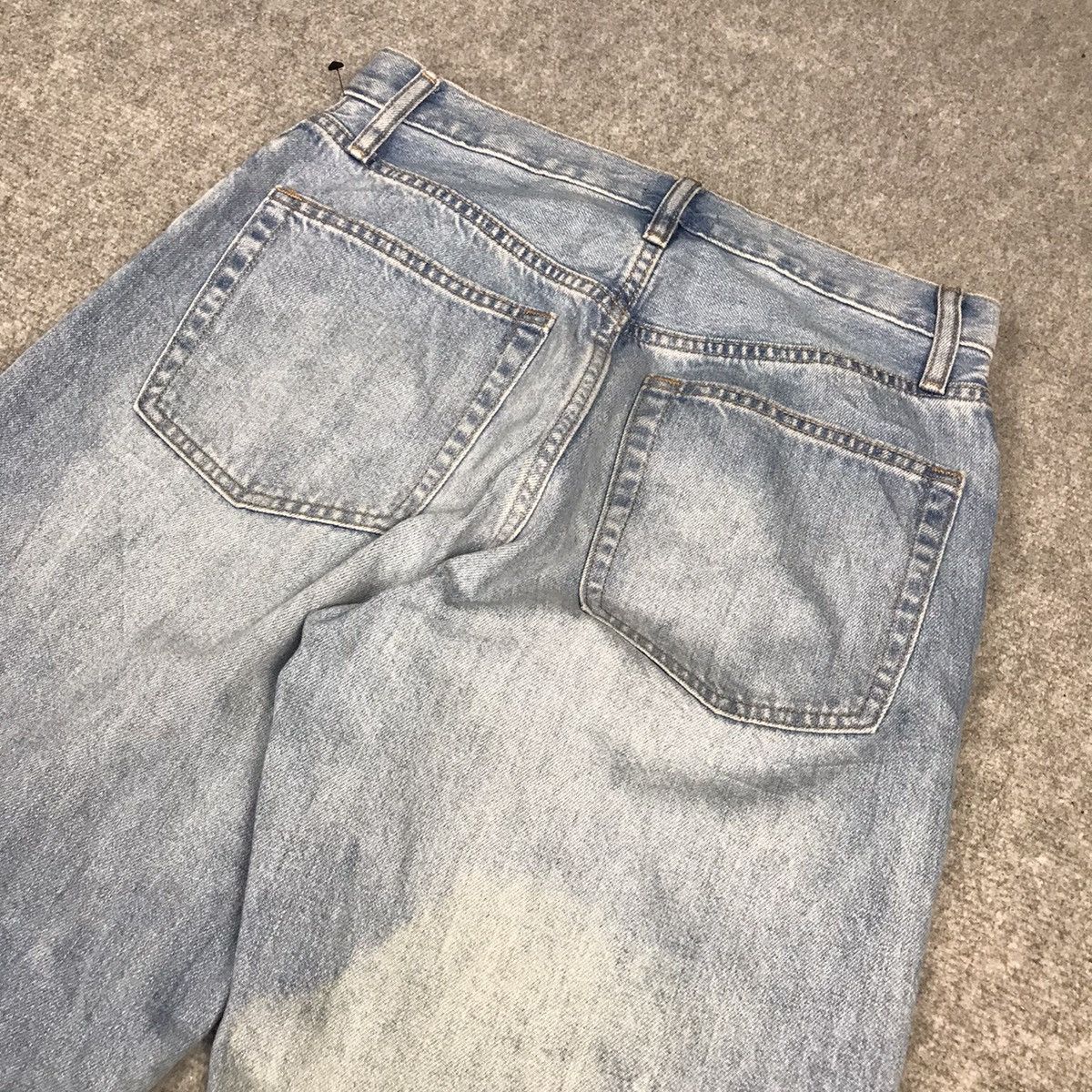 Japanese Brand × Uniqlo UNIQLO DISTRESSED DENIM PANTS BAGGY STYLE Size US 27 - 10 Thumbnail
