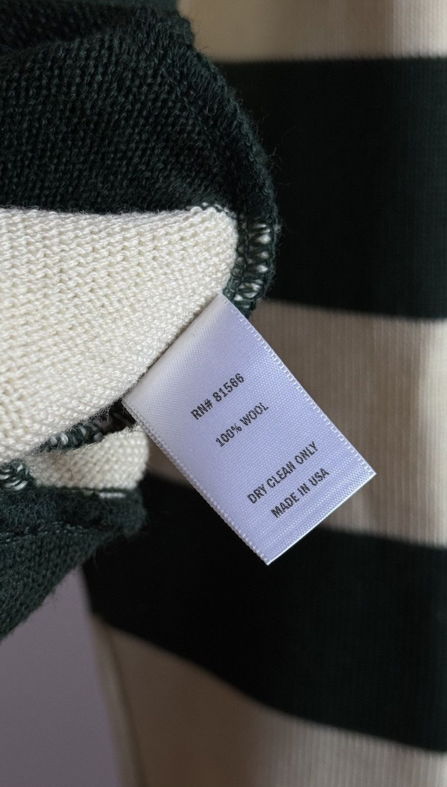 Dehen 1920 Dehen 1920 Wool Sweaters Striped Naval Crew Size US M / EU 48-50 / 2 - 11 Thumbnail