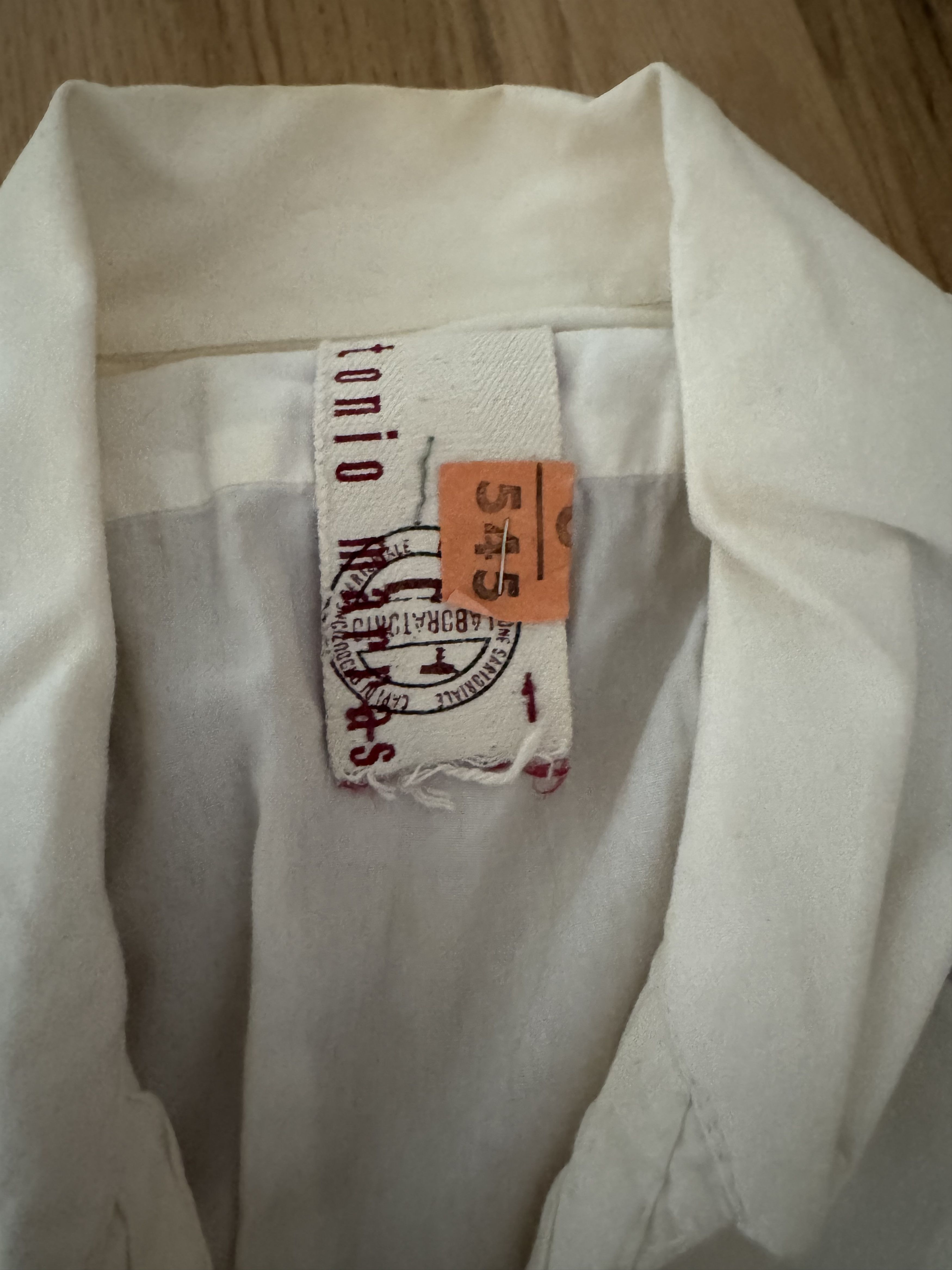 Antonio Marras Antonio Marras White Designer Shirt with Sculpted Sleeves Size M / US 6-8 / IT 42-44 - 2 Thumbnail