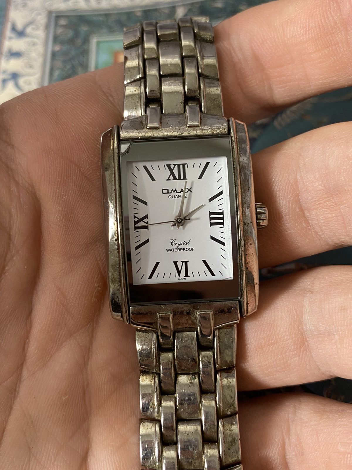 Japanese Brand OMAX Quartz Vintage Rectangular Watch Size ONE SIZE - 13 Thumbnail