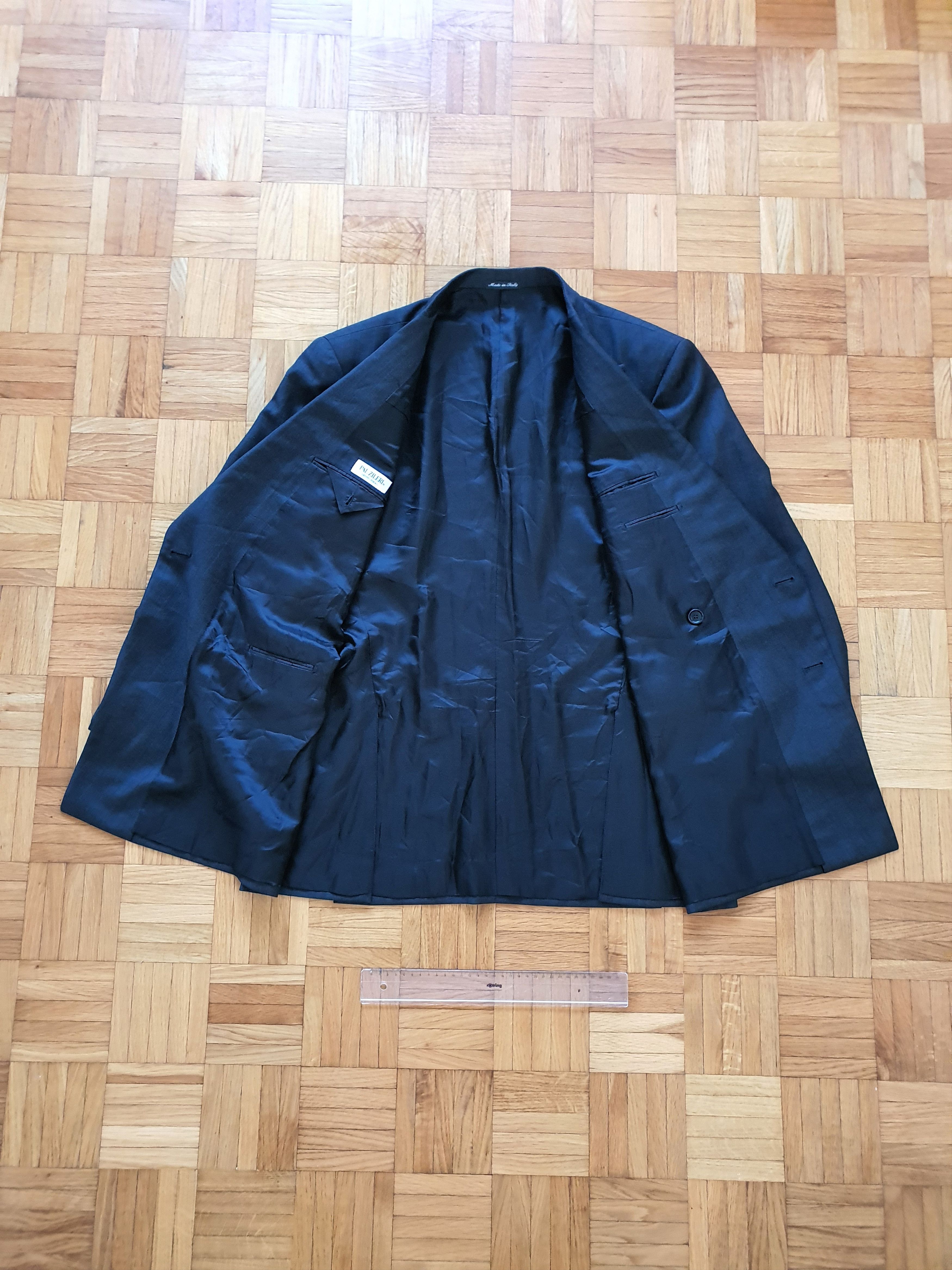 Pal Zileri Double Breasted (6x2) Gray Blazer Sports Coat Jacket - EU 52 Size 42R - 3 Thumbnail