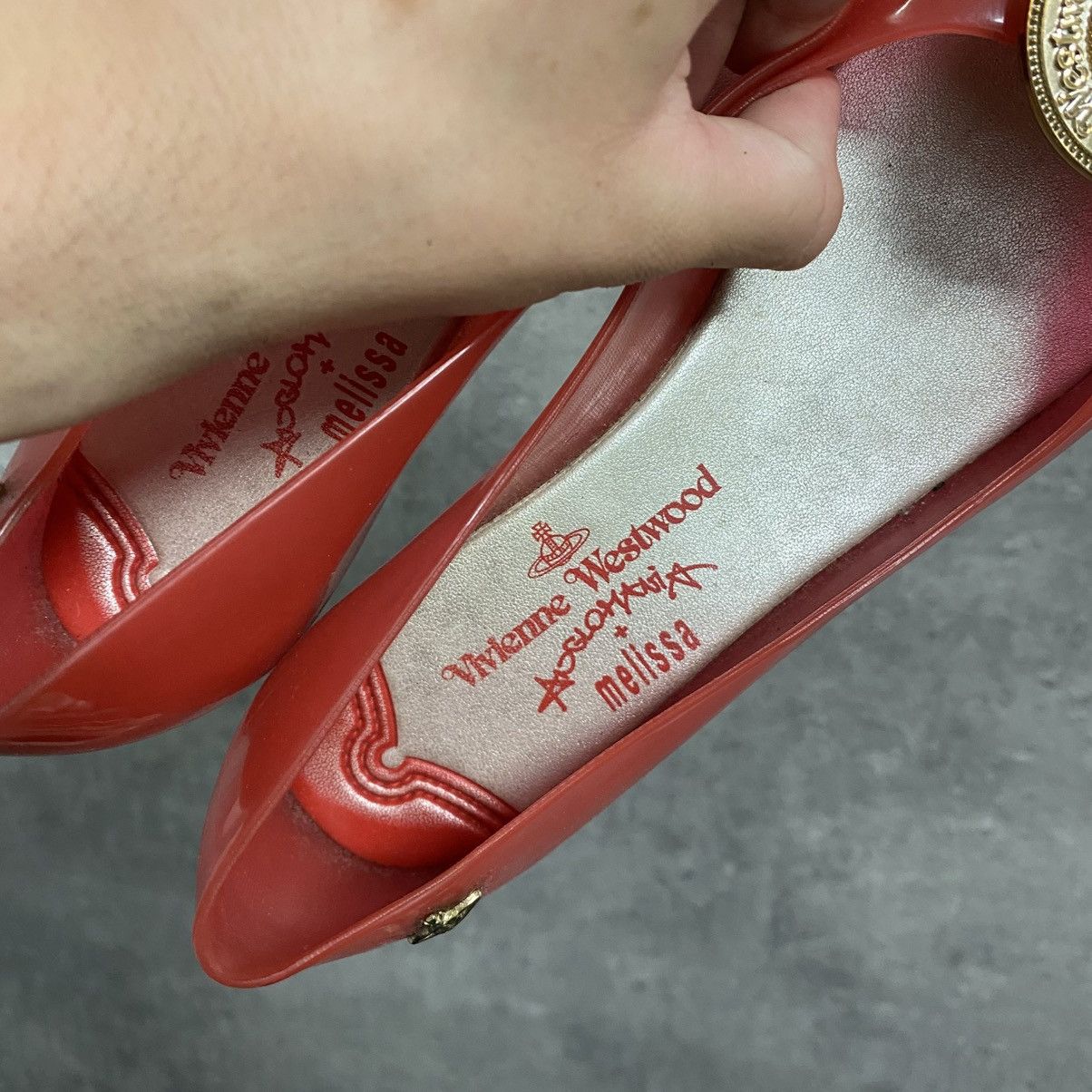 Melissa × Vivienne Westwood Vivienne Westwood x Melissa Ballet Flats Anglomania Size US 7 / IT 37 - 12 Thumbnail
