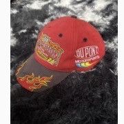 red nascar vintage hat