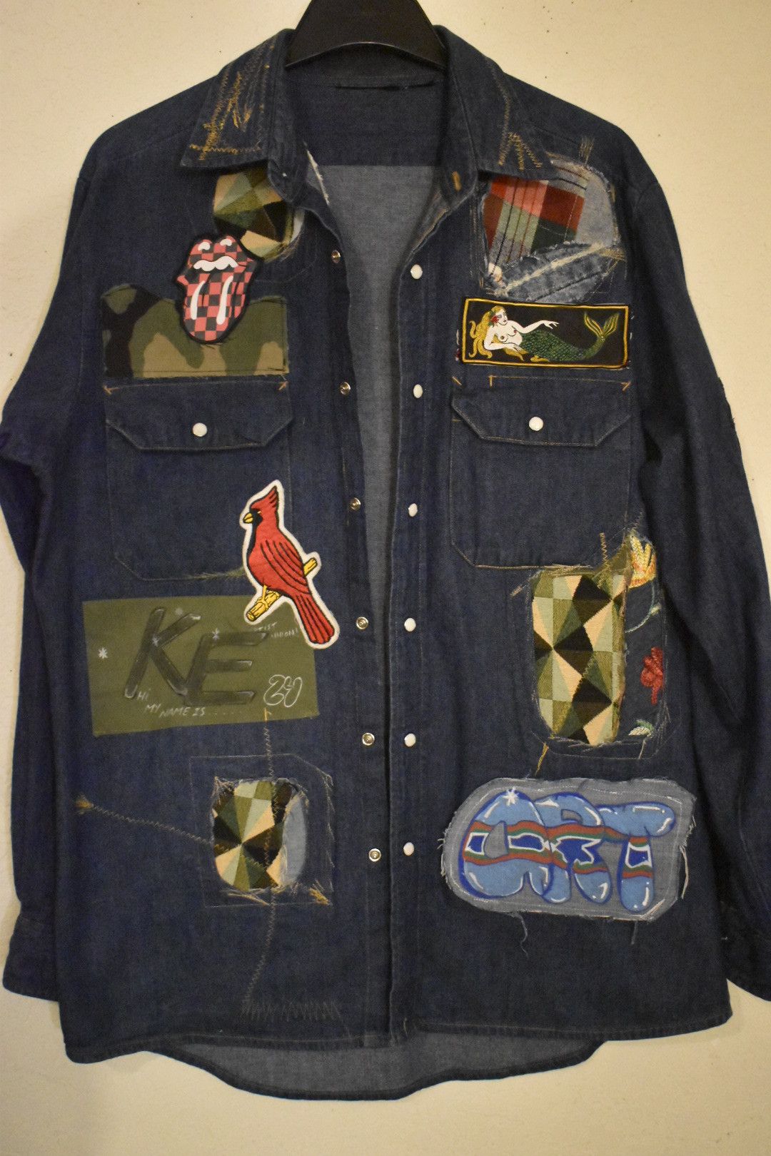 Other upcycled wearable art piece Size US L / EU 52-54 / 3 - 4 Thumbnail