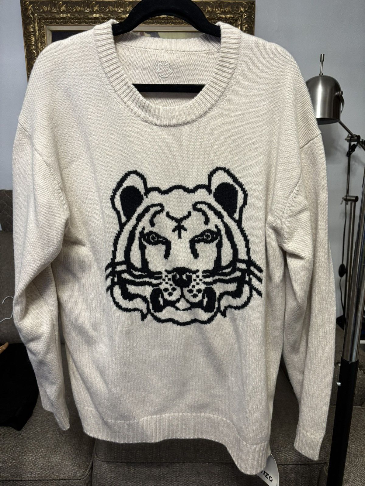 トップス archive kenzo many eyes and tiger knit Kenzo Kenzo tiger/eye sweatshirt | Grailed