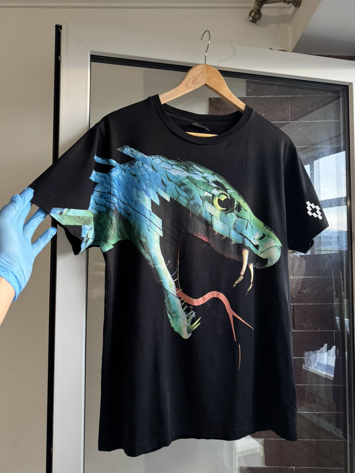 Marcelo Burlon Rare Marcelo Burlon Snake Logo shirt Size US M / EU 48-50 / 2 - 5 Thumbnail