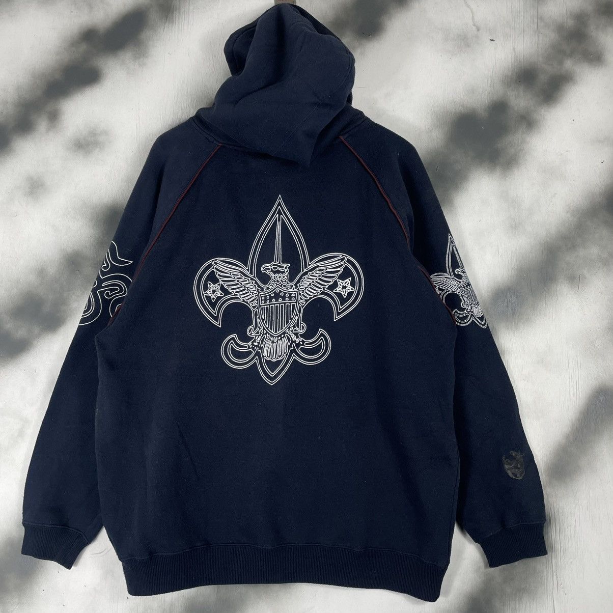 Japanese Brand Rama Craft Big Logo Pullover Hooded Size US L / EU 52-54 / 3 - 6 Thumbnail