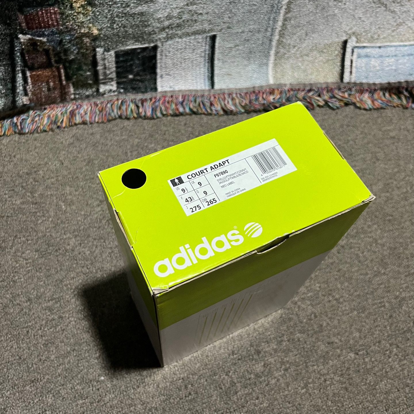 Adidas ADIDAS COURT ADAPT Aqua Shoes 9.5 Size US 9.5 / EU 42-43 - 8 Thumbnail