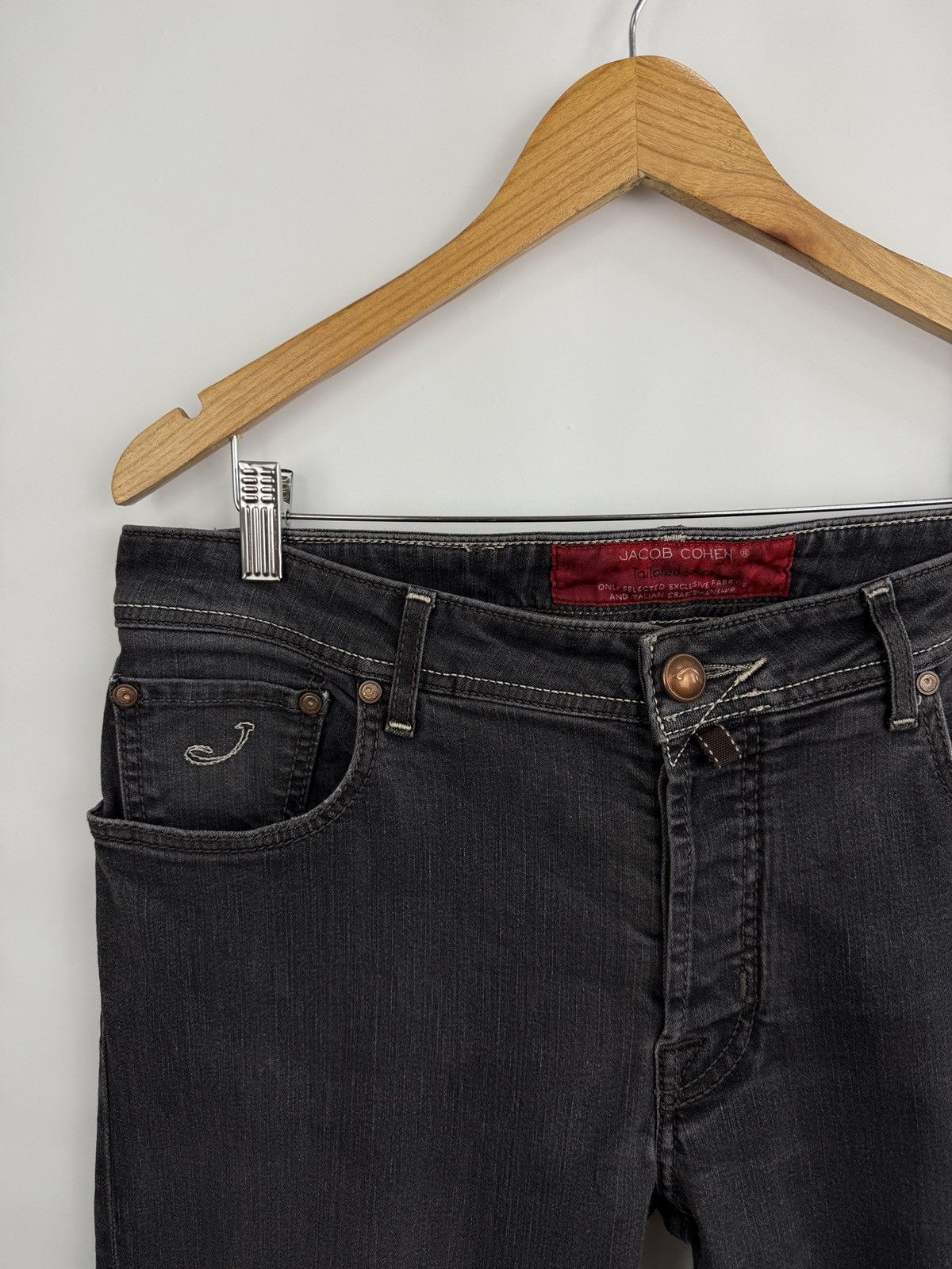 Jacob Cohen 🇮🇹 Jacob Cohen Luxury Denim Tailored Jeans 688 Made in Italy Size US 35 - 7 Thumbnail