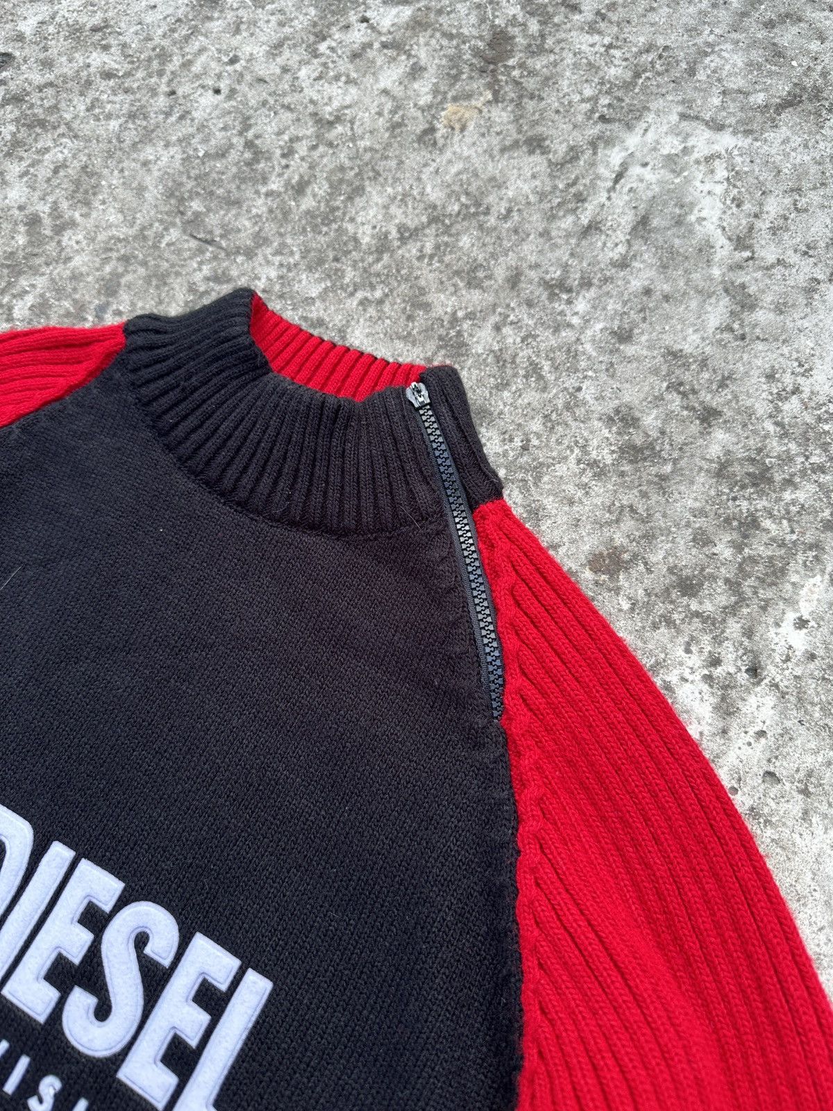 Diesel Y2K Vintage Diesel Big Logo knitwear Avant Garde Casual VTg Size US M / EU 48-50 / 2 - 3 Thumbnail