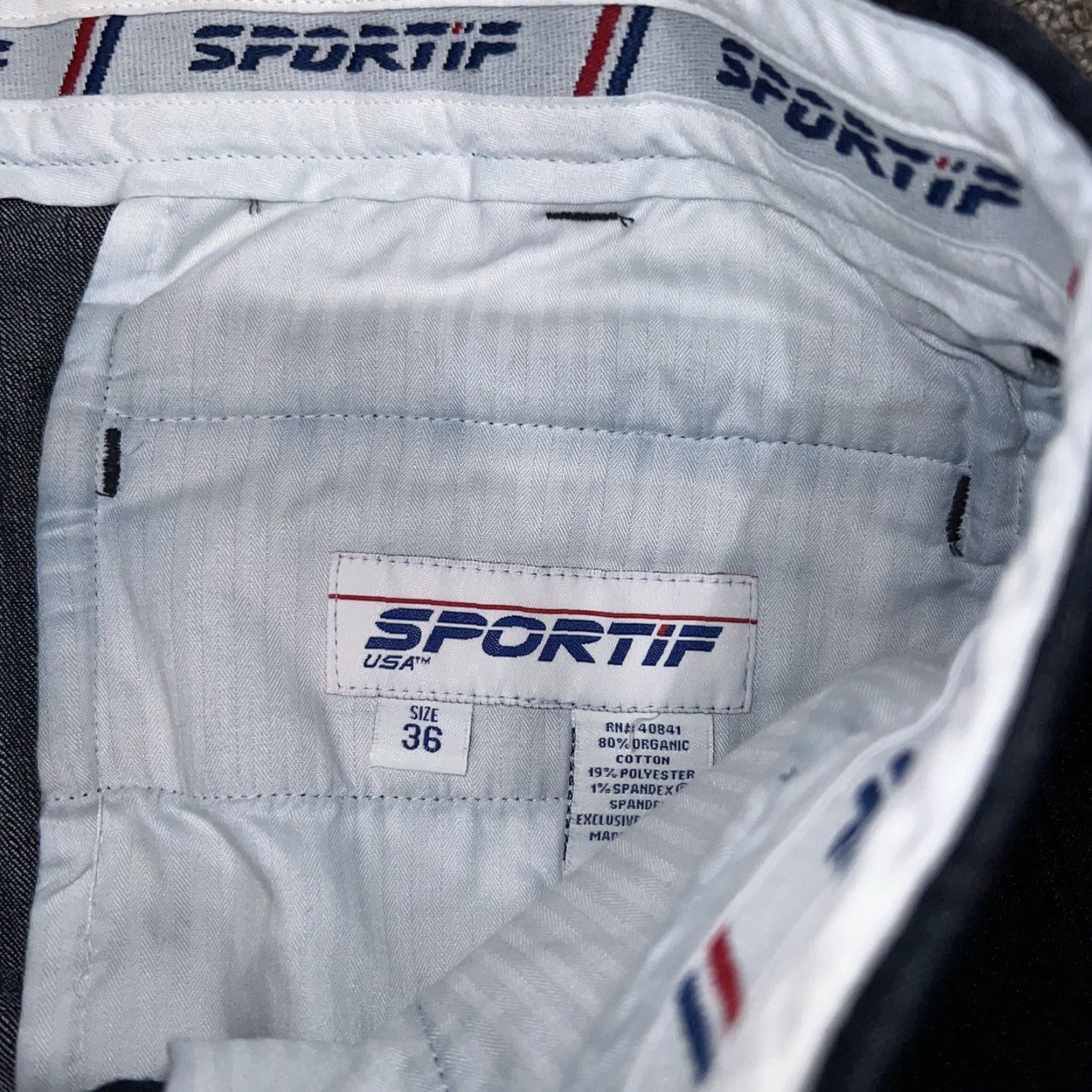 Vintage VINTAGE Sportif Jeans Men 36x30 Dark Blue Stretchy Straight Jeans 30 Inseam Mens Size US 36 / EU 52 - 3 Thumbnail